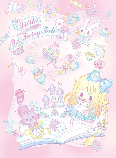 迪士尼公主little fairy tale 壁纸