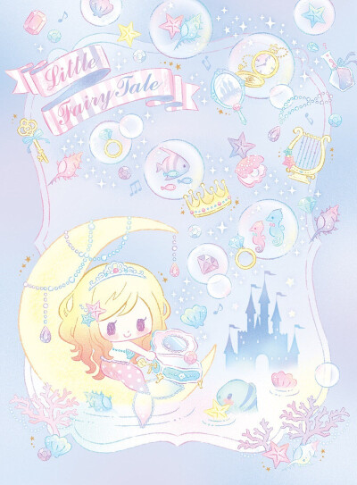 迪士尼公主little fairy tale 壁纸