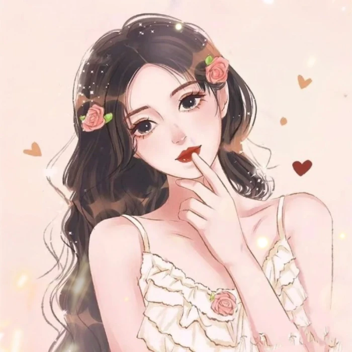 长头发的女孩儿点赞吧
