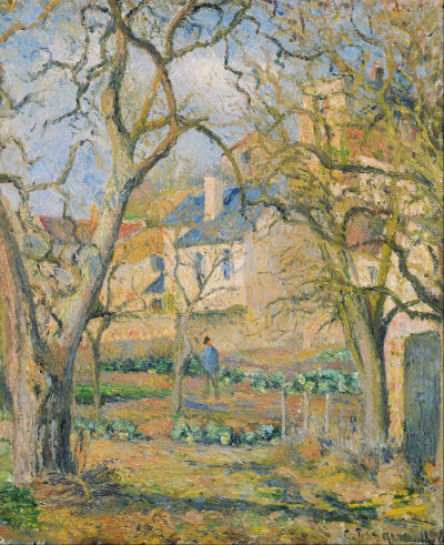 Camille Pissarro
“Vegetable Garden”，1878
