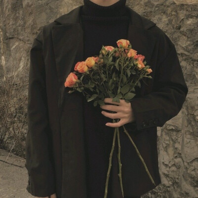 男生棒花头像