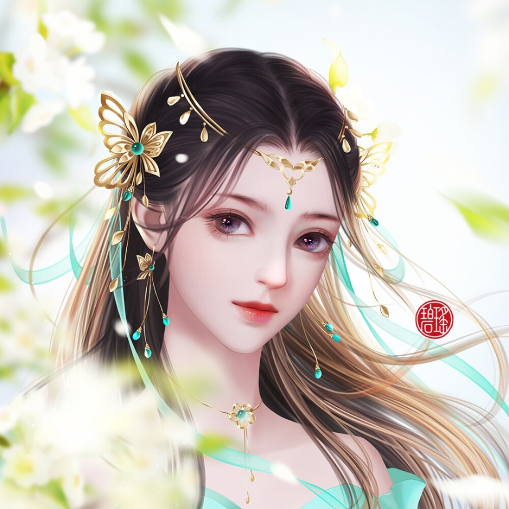 碧瑶绘师画画的霁月