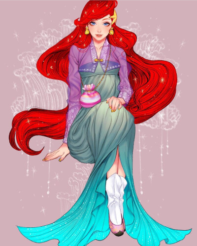 愛麗兒
Ig：@somesad_draw
【小美人魚】