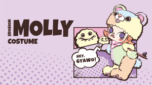 泡泡玛特Molly、minico、sp壁纸