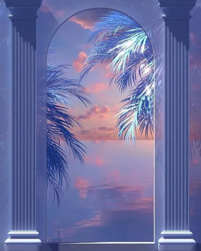 第一千三百二十四期-smeccea 韩国插画师 唯美的梦幻蓝紫色