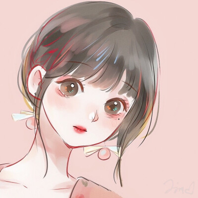 CG 插画 女生头像