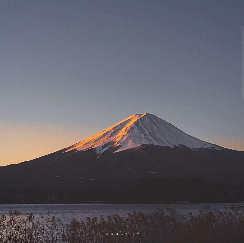 对你的爱意等不到富士山的日落