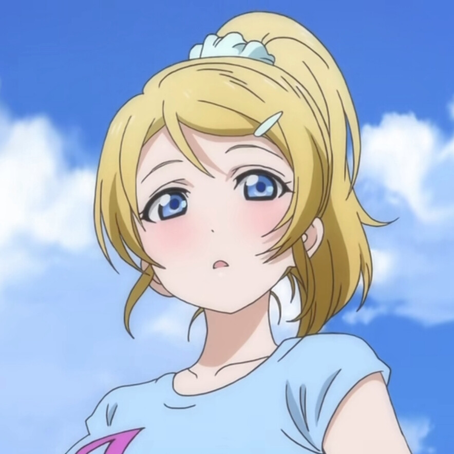 love live 动漫女头
绘里
自截自调