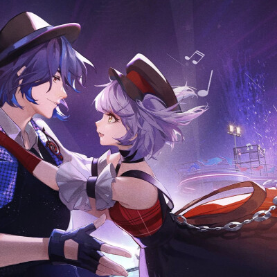 小乔 周瑜 音你心动 情头