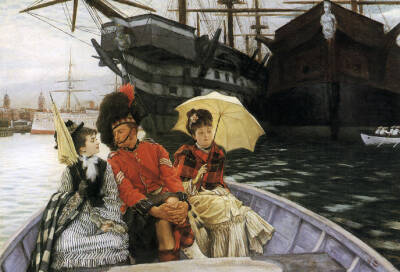 詹姆斯·天梭（James Tissot）绘画作品欣赏。