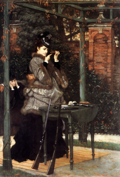 詹姆斯·天梭（James Tissot）绘画作品欣赏。