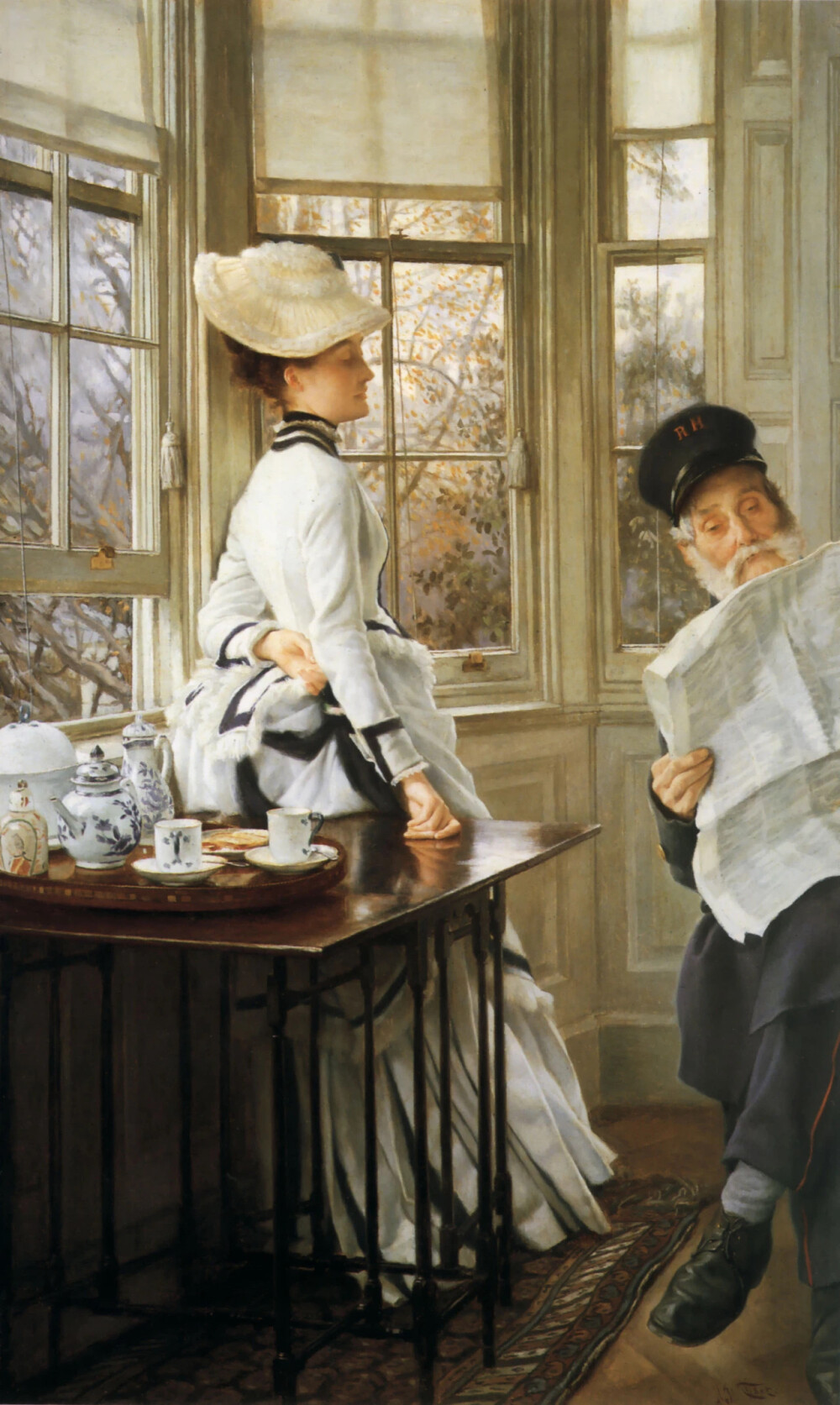 詹姆斯·天梭（James Tissot）绘画作品欣赏。