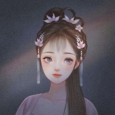 手绘女头，太可了！
