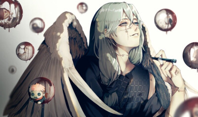 ##咒术回战#
画师“Ai_r__”真人