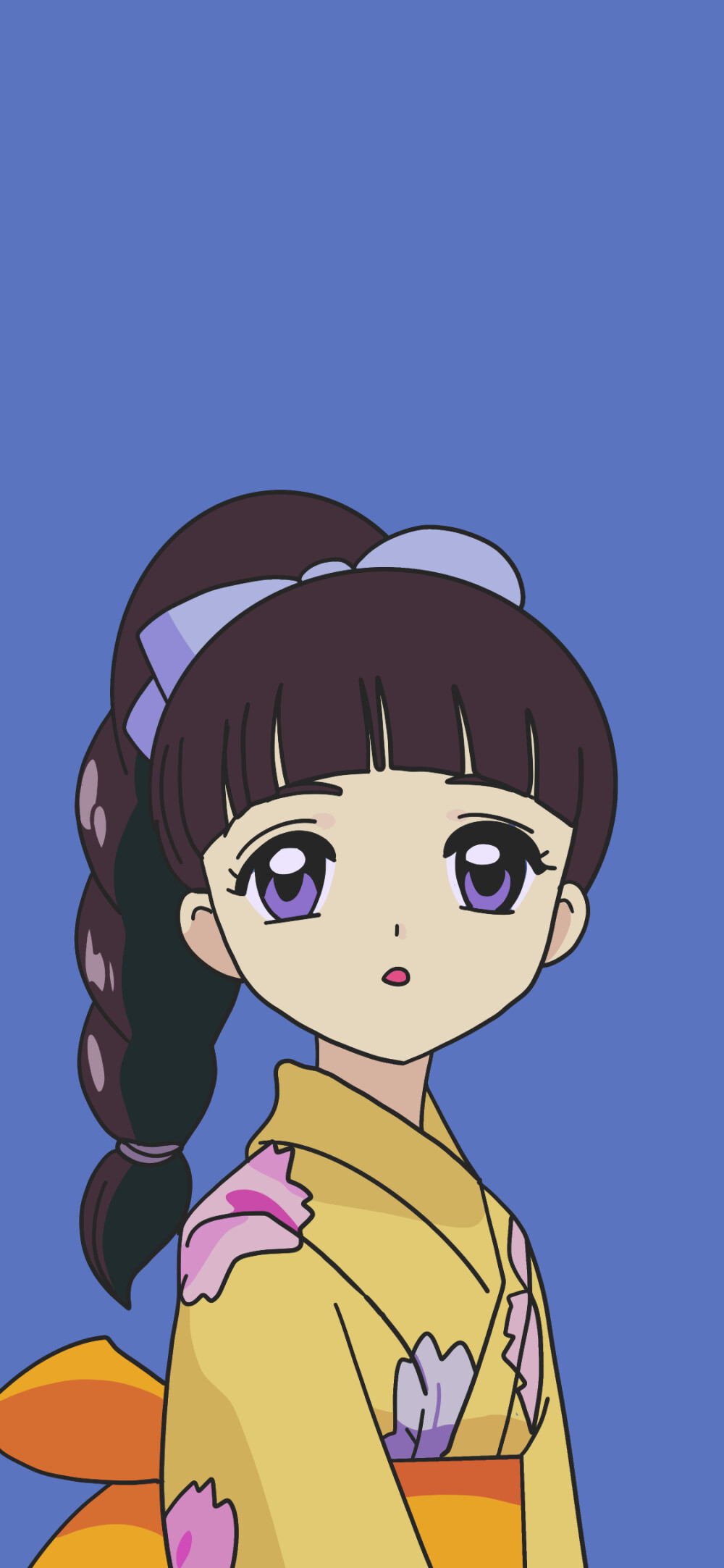 迎着风，让它吹走隐痛，唤来美梦，那夜空中的星空，像鱼儿一样游动，穿梭在你我心中，宝贝，让我们迎着风，感受这些许的轻松。
第320期大道寺知世壁纸分享。侵权删。