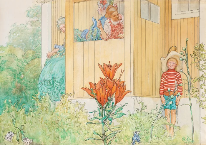 瑞典画家Carl Larsson作品