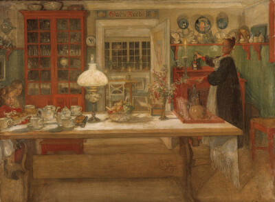 瑞典画家Carl Larsson作品