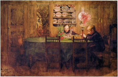 瑞典画家Carl Larsson作品