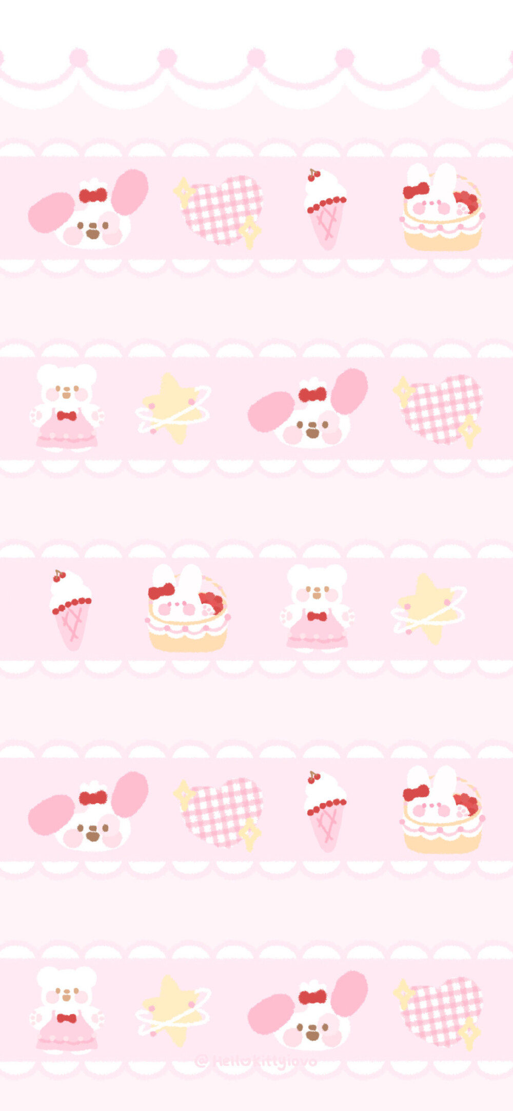 vb Hellokittyovo
更新时间：6.1
文案：祝大家过个粉嫩的六一
尺寸：全面屏
六一快乐 六月日历壁纸