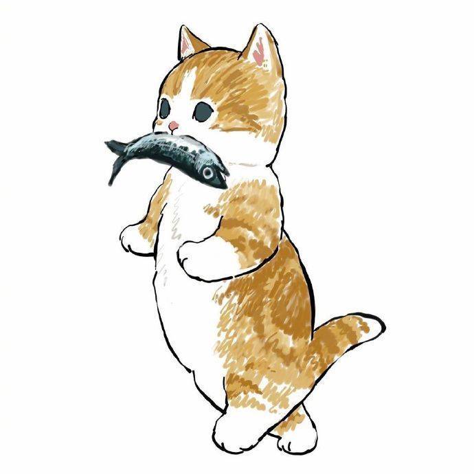 手绘 绘画 萌宠 喵星人 猫咪