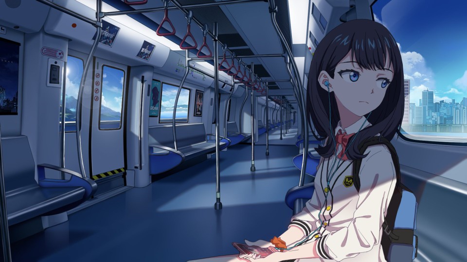 意境 火车 窗