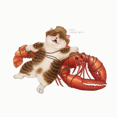 
Instagram分享手绘插画猫咪可爱韩国
插画师推荐，幸福的猫咪
cr： nyangsongi
