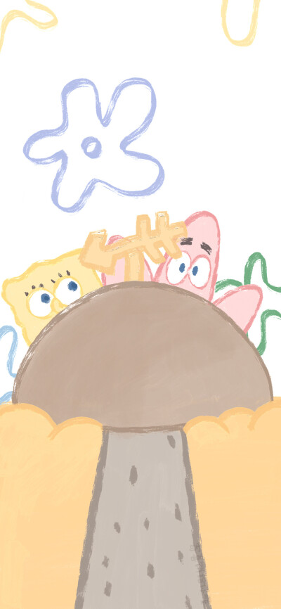 海绵宝宝 珊迪 海绵宝宝 背景图 卡通动画 侵权删