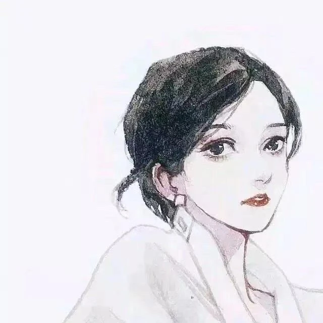 插画女头