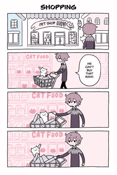 #漫画#
男生和一只流浪猫的温馨的漫画小故事
By Nitori Sasami ​​