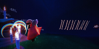 “遇见即幸运。”