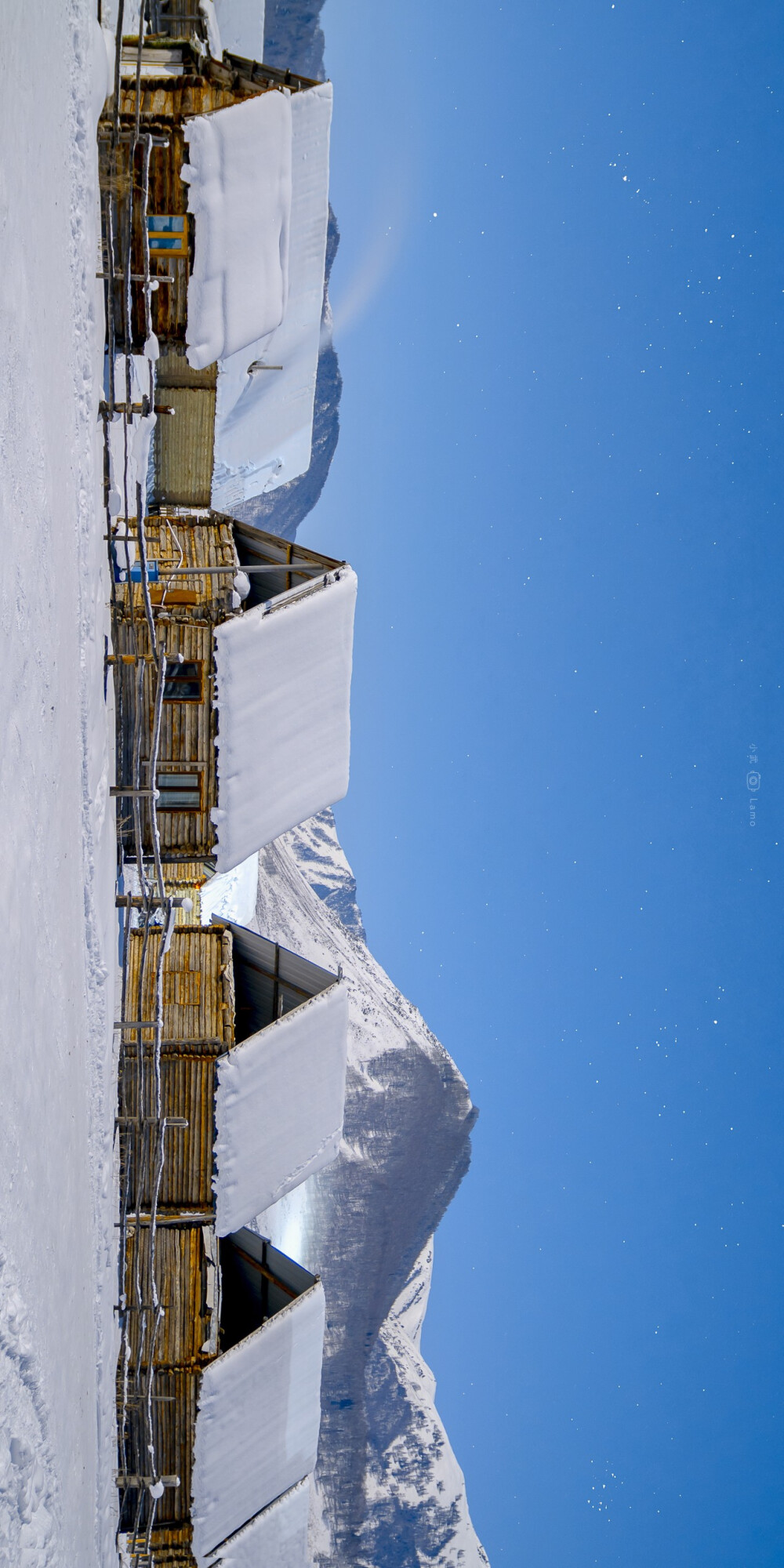  电脑桌面壁纸 横屏壁纸 锁屏雪山 图源小武拉莫