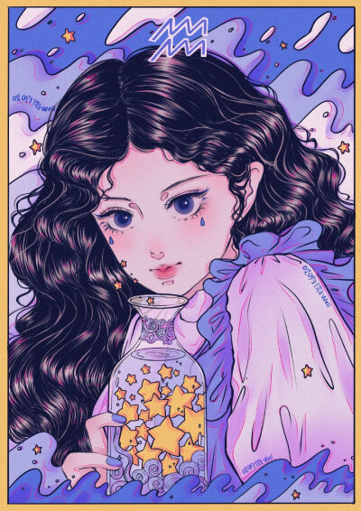 十二星座 少女插画
画师‣哎哟微well
#女生头像##闺蜜头像##十二星座##复古风# ​​​