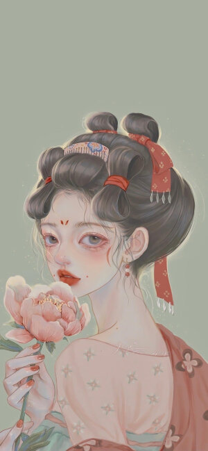 插画壁纸～少女心，美腻