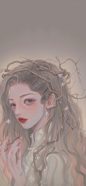 插画壁纸～少女心，美腻