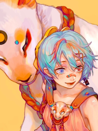 狐面少女takio
画师龙里
点赞再抱拜托了