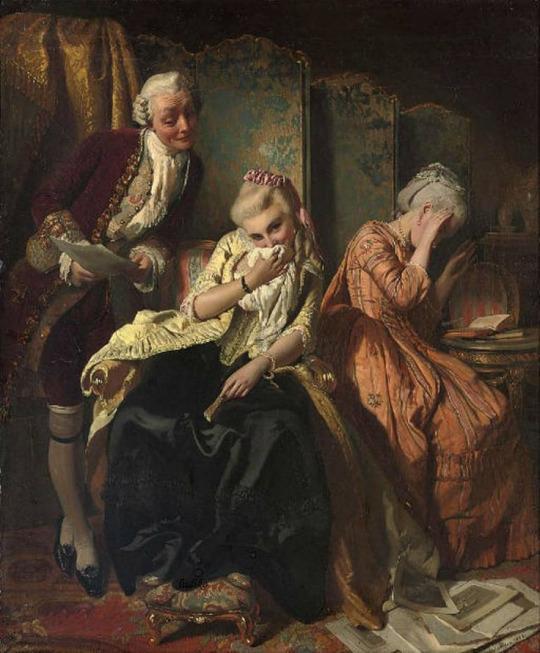 艺术家Henry Guillaume Schlesinger (1814 - 1893) 绘画作品。