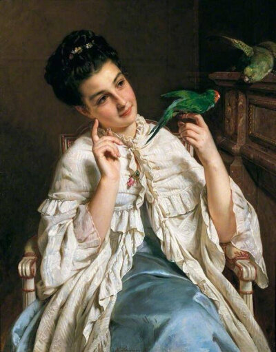 艺术家Henry Guillaume Schlesinger (1814 - 1893) 作品。