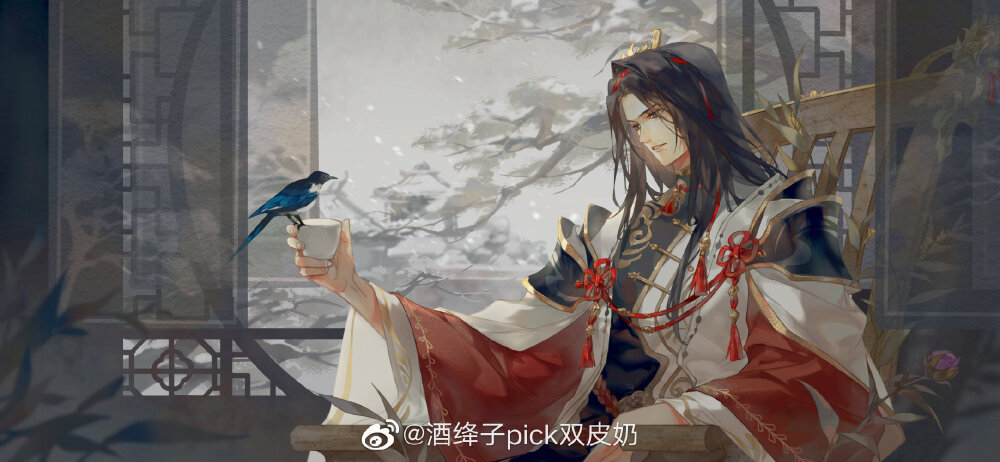 画师：酒降子pick双皮奶