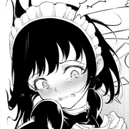 嘴硬的小朋友只能偷偷难过
/漫画头像/动漫女头/黑白头像