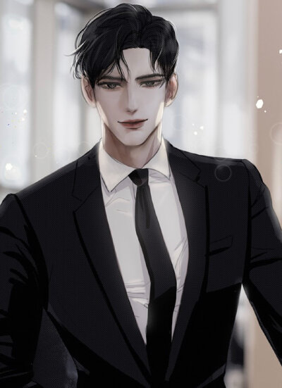 禁欲系动漫美男
气质，高冷