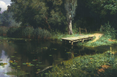 池塘，1882年