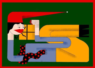 生于1986年的哥伦比亚插画师Stefhany Y. Lozano，现居于德国。或许「插画师」一词对她来说太过狭隘，毕竟她可是绘画、刺绣、编织、装置艺术等等都全面涉猎的。