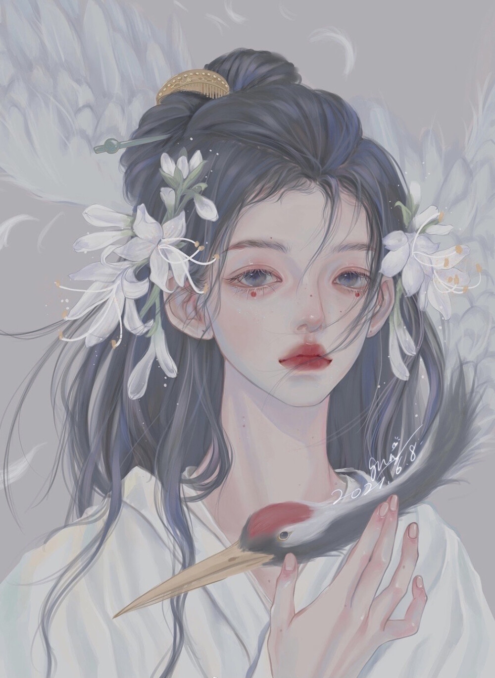 gua老师本草纲目拟人玉簪