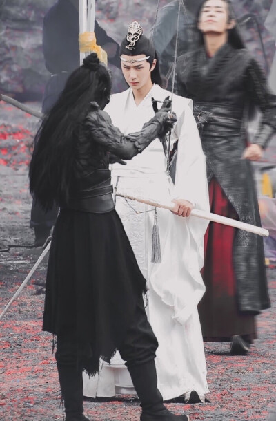 射日之征花絮图片～～蓝湛～～