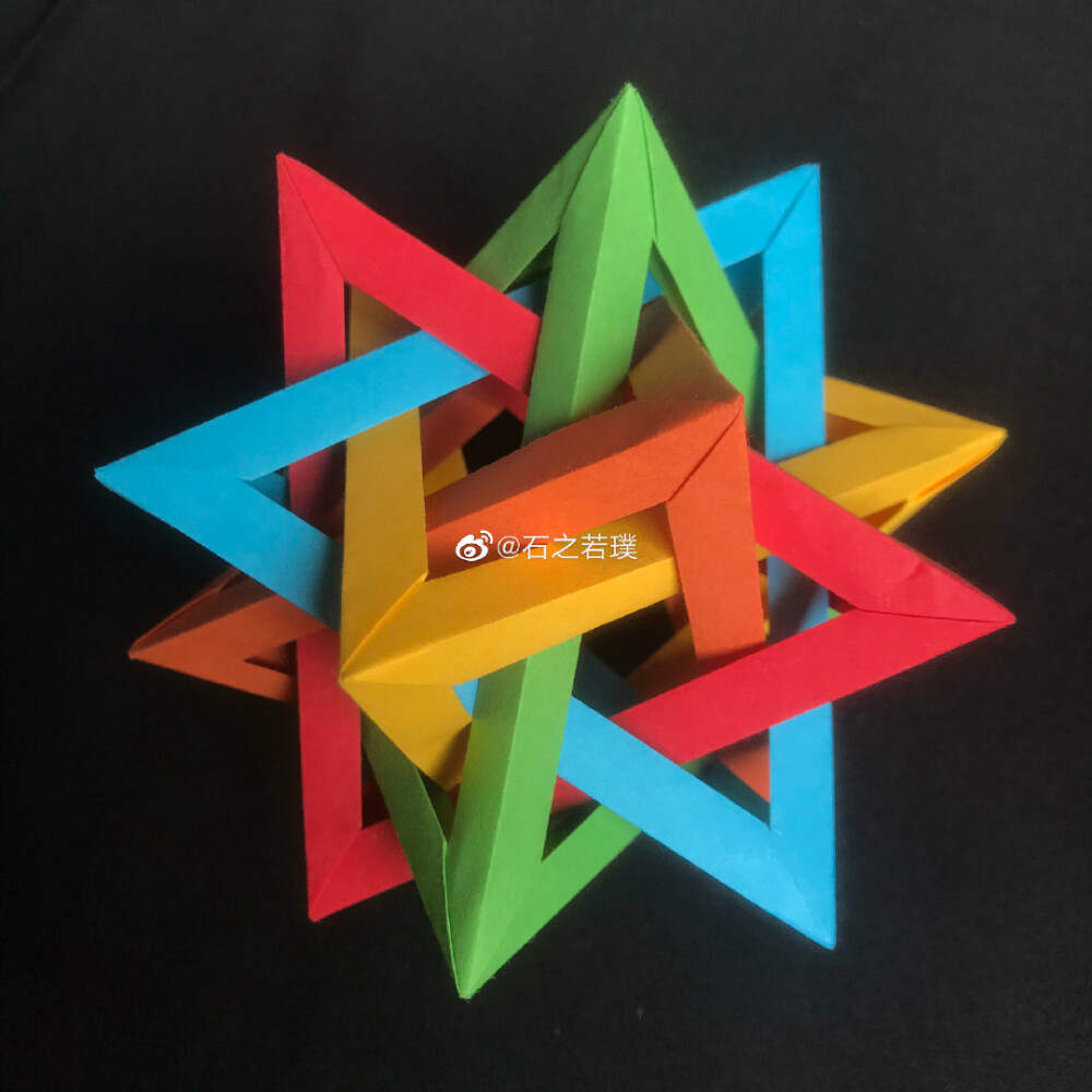 五重四面体折纸图解图片