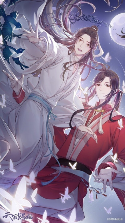 「天官赐福」花城&谢怜 绝美啊啊啊（图源自微博侵删）