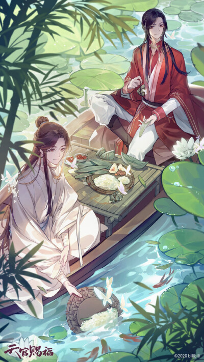 「天官赐福」花城&谢怜 绝美啊啊啊（图源自微博侵删）