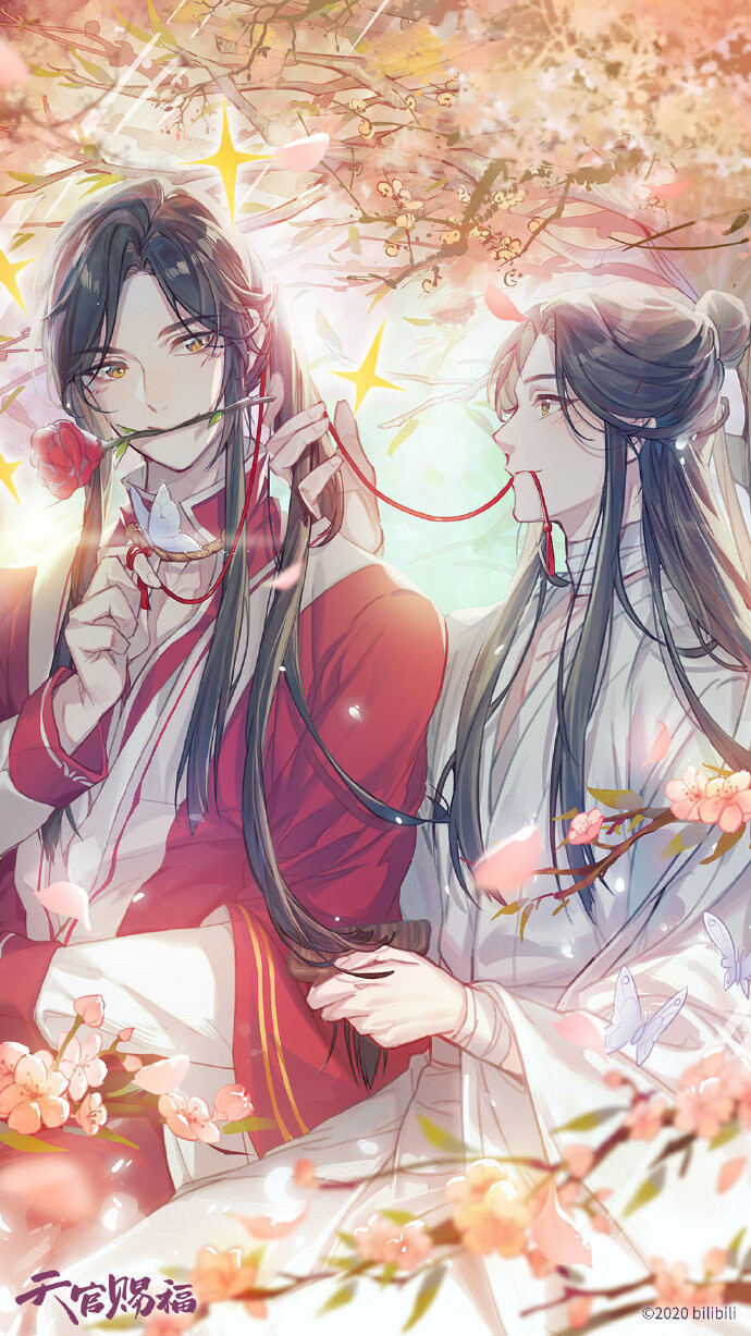 「天官赐福」花城&谢怜 绝美啊啊啊（图源自微博侵删）