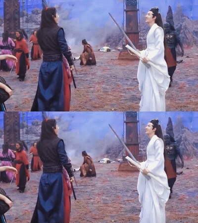 陈情令～～射日之征花絮图片～～忘羡～～
哥哥弟弟打闹日常～～