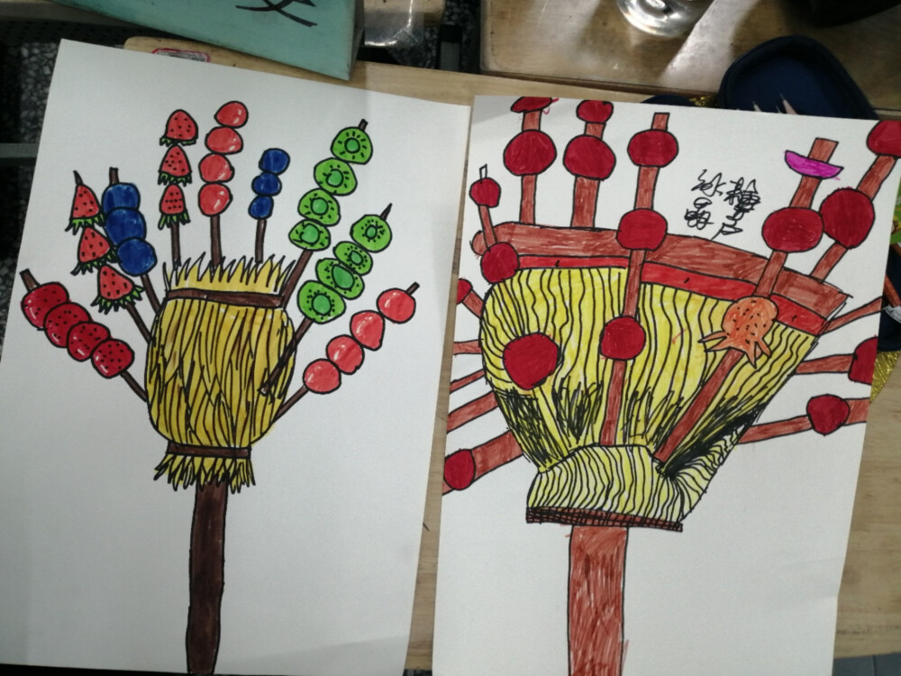 创意儿童画，粘土作品，儿童画